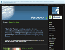Tablet Screenshot of darkskywales.org